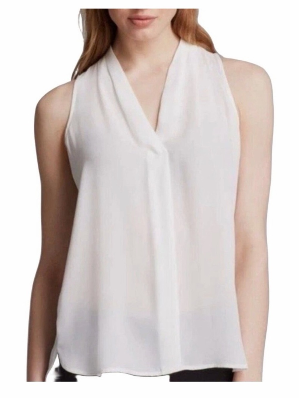 Vince Camuto Sleeveless High-Lo Blouse - Size large